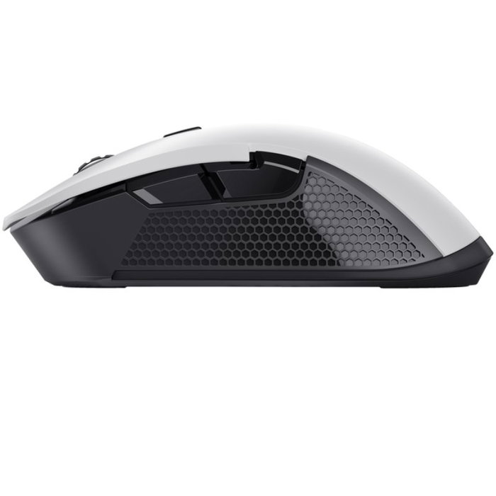Trust GXT 923W YBAR Ratón Gaming Inalámbrico 7200 DPI Blanco